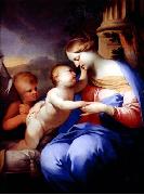 Lubin Baugin La Vierge, l'Enfant Jesus et saint Jean-Baptiste oil